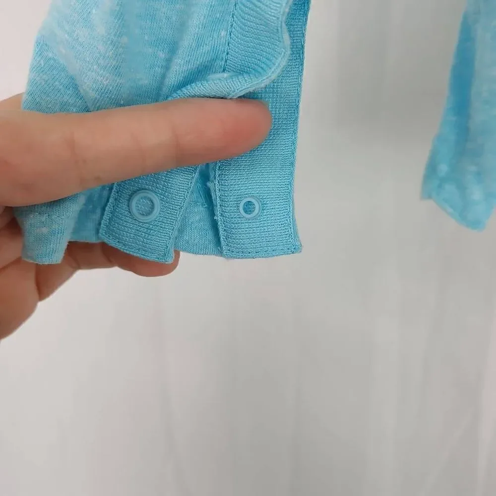 Mama's Boy Blue Jumper Romper Baby Boy Size Newborn.